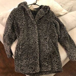 Super cute Leopard print winter coat
